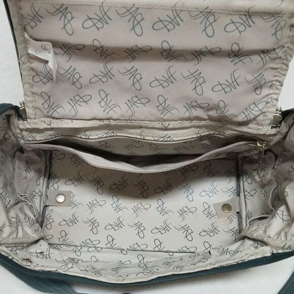 Vintage 80s Diane Von Furstenberg Large Floral Tapestry Canvas Weekend Bag - Picture 13 of 16